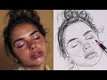 X-Painting:Drawing Girls with Loomis Method - Portrait Sketching