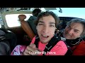 a vlog about taking a stranger skydiving