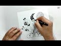 53 # 100 days of tangling | zentangle 100 day challenge | zentangle doodle art | zentangle art