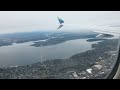 Alaska Airlines (ASA323) San Jose to Seattle: FULL takeoff and landing