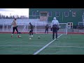 University Soccer Training in February: Shooting & 1v1