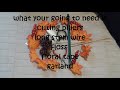 How to Make a outdoor fall display