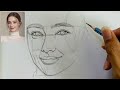 Sketching Dasha Taran using the Loomis method