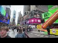 New York TIMES SQUARE Walking Tour! “Hotdog in the City” Installation! May 3, 2024