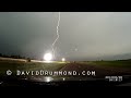 Electrifying Moment: Lightning Strikes Power Lines in Shower of Sparks