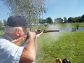 Dad fires his flintlock!