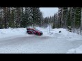 Thierry Neuville Rally Sweden 2024 test Hyundai i20 Rally1 BIG JUMPS