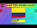 Guess The Country By The Flag 🚩| Can You Guess The 50 Countries In The World? | Hard Version