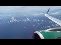 SCARY & STRONG TURBULENCE - PASSENGERS SCREAM - FULL FLIGHT VIDEO - SJU TO PHL - FRONTIER A320NEO