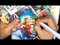 Drawing The Scarlet Witch vs. Hela