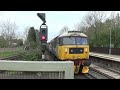 34046 Braunton, tailed with 47593 Galloway Princess. St Denys 22-04-2023