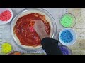 Rainbow Pizza with Homemade Dough from Scratch | FunFoods