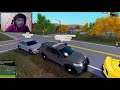 He Wanted To Street Race Me.. Then He Got Arrested.. (Roblox)