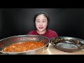 삼겹살, 두부, 수제비 잔뜩 넣은 매콤~~~한 실비김치찌개 먹방 spicy kimchi stew mukbang