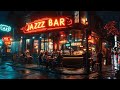 Soothing Saxophone Serenade at Neon-Lit JAZZ BAR | Ambient Nightlife Vibes for Music Lovers