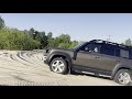 One-year-old Defender with bad tires off road in the Mud, Sand, and Sea. And POV driving episode.