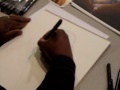 Jamal Igle Drawing Wonder Woman Part 1