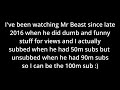 HOW I became MR BEAST'S 100M SUB