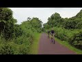 4K Rain Walking Tour ASMR of Lush Rainforest along Rail Corridor in Singapore : The Eternal Summer