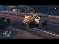 GTA 5 RDE 4.0.1 YoRHa vs LSPD and  10 star esecape