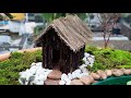 Fairy garden | DIY miniature garden ideas | with fairy house and fish pond | miniature art