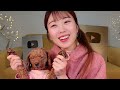 ASMR garlic jokbal, Spicy Bibim noodles, Kimchi, Rice ball MUKBANG