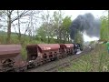 Earthquake in the Werra Valley | Steam locomotives 41 1144 and 41 1150 haul heaviest gravel trains