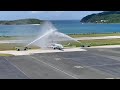 Embraer E175 American Airlines Water Salute