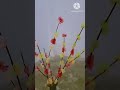 beautiful flowers making with candle। Diy # artificial flower tree# viral shorts video