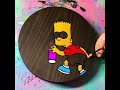 Painting Bart Simpson
