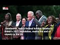 'Joe has no clue': Internet mocks Biden's Juneteenth concert reaction