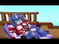 Transformers Bumblebee vs Optimus Prime Animated Film Godzilla! Full Bloop Robot Cartoon compilation