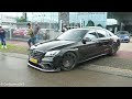 LOUD MODIFIED Mercedes AMG's Accelerating - C63S AMG CLOSE CALL!