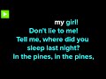 Where Did You Sleep Last Night ~ Nirvana Karaoke Version ~ Karaoke 808