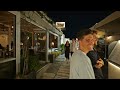 Oia Santorini Greece, THE highest quality nightlife video ever made! walking tour 4k, 2023