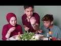 MUKBANG SAFWAN DAN PIENA MAKAN ULAM !!! LUKMAN KACAU SAPIENA DATING ???