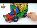 ASMR DIY How To Make Coca cola Truck from Magnetic Balls