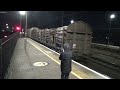 Hora das classe 70 Colas Rail na estacao ferroviaria Warrington Bank Quay, Gra-Bretanha