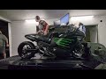 2017 Kawasaki ZX-14 Dyno Test Drag Bike