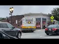 MBTA D40LF Bus Action along Downtown Boston