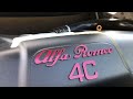 Alfa Romeo 4C Spider Interior & Boot/Engine Bay