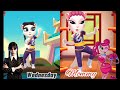 My Talking Angela 2 | wednesday vs mommy log legs |New Update | cosplay 💕
