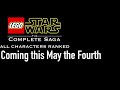 Lego Star Wars the complete saga All characters ranked trailer