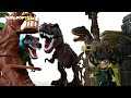 Dinosaurs broke into in Tayo town! Ben 10 alien Rustbucket transforming vehicle! Go! - DuDuPopTOY