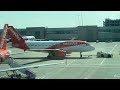 EasyJet push back A320 at London Luton