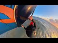 WingFoiling until sunset. Insta 360 X3