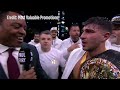 Tommy Fury Overcome with Emotion After Beating Jake Paul, Will Accept Rematch | POST-FIGHT INTERVIEW