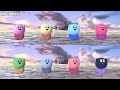 Kirby FUNNY ANIMATIONS in Smash Bros Ultimate (Drowning, Dizzy, Sleeping, Star KO & More)