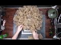 How To Make A Ruffles And Curls Deco Mesh Wreath Base - Full Tutorial - Wreath Making DIY - Patreon
