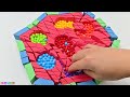 Satisfying Video l How To Make Gato Cake with Kinetic Sand & Beads Cutting ASMR